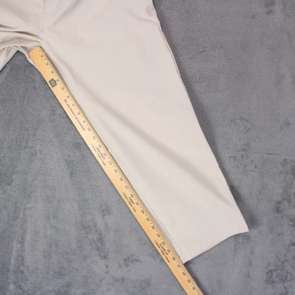 Lululemon ABC Pant Crop Relax Utilitech‎ Mens 36 Beige Khaki LM5AH0S